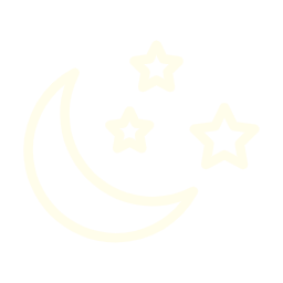maan en drie sterren